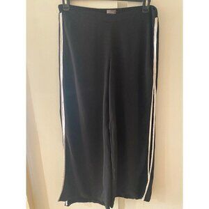 Sans Souci White Stripe Wide Slit Pants XL